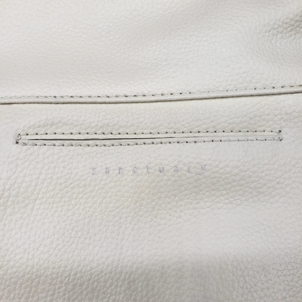 Sanctuary | Manhattanville White/Cream Leather Crossbody Bag - Picture 4 of 10